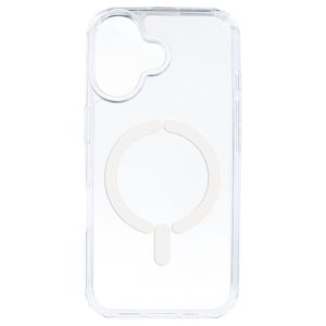 FUNDA PARA IPHONE 16 PLUS TRANSPARENTE MAGSAFE