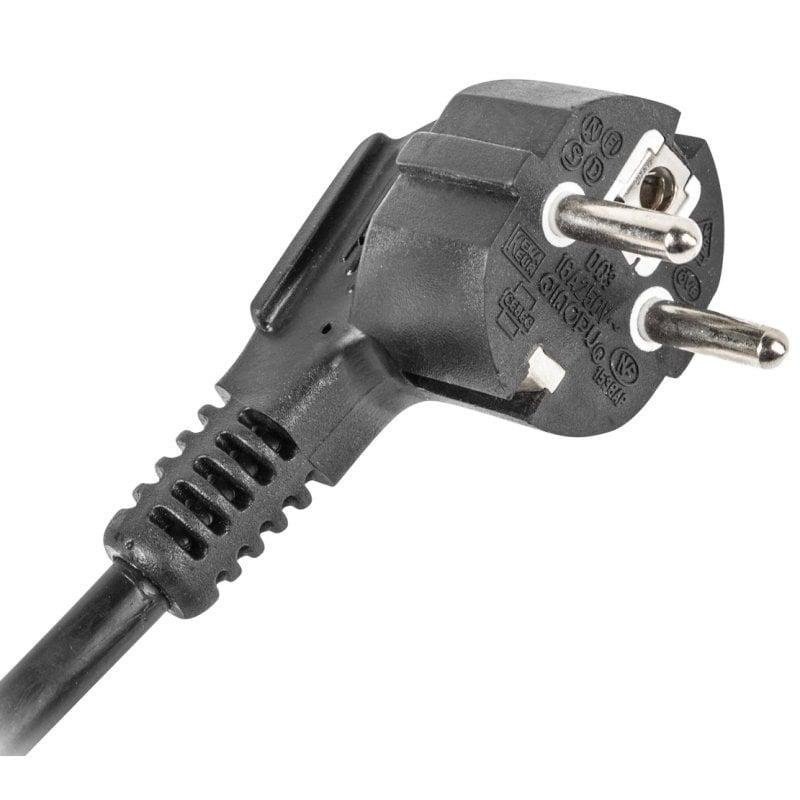 REGLETA LANBERG 8 SCHUKOS CON PROTECCION 2M BLACK - Imagen 4