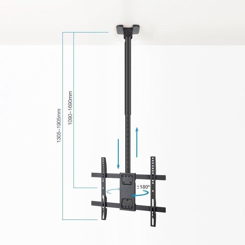 SOPORTE DE TECHO TOOQ PARA TV GIRATORIO/INCLINABLE 32 - 75 60KG - Imagen 3