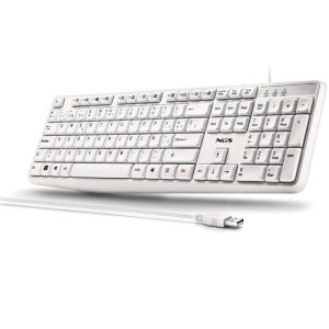 TECLADO NGS HERITAGESPANISH USB MULTIMEDIA WHITE
